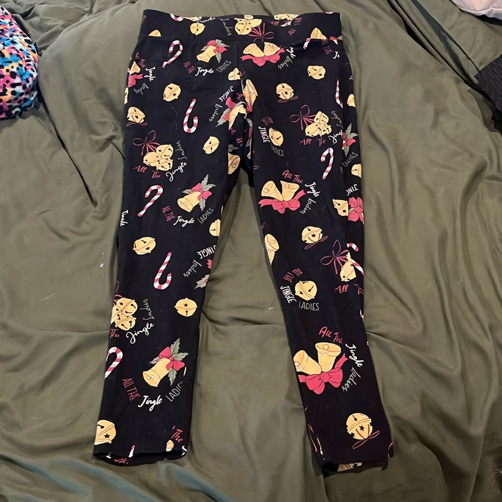 Torrid funny Christmas leggings